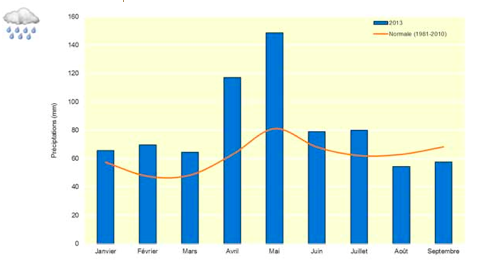 Precipitation 2013